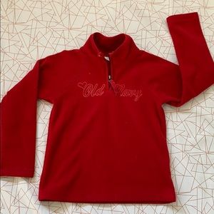 Old navy red sweater size 6-7 girls